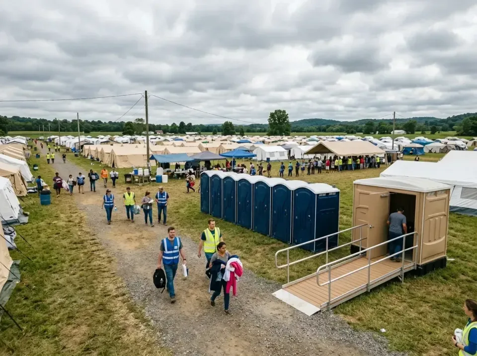 disaster-relief-camp-restrooms-010 — frequently asked questions, Dumpster & Portable Bathrooms Rental in Cornelius, OR